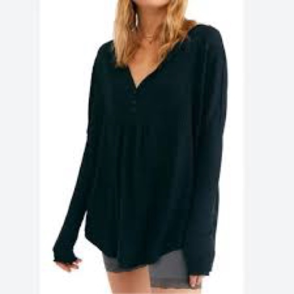 Free People Leo Henley Tee